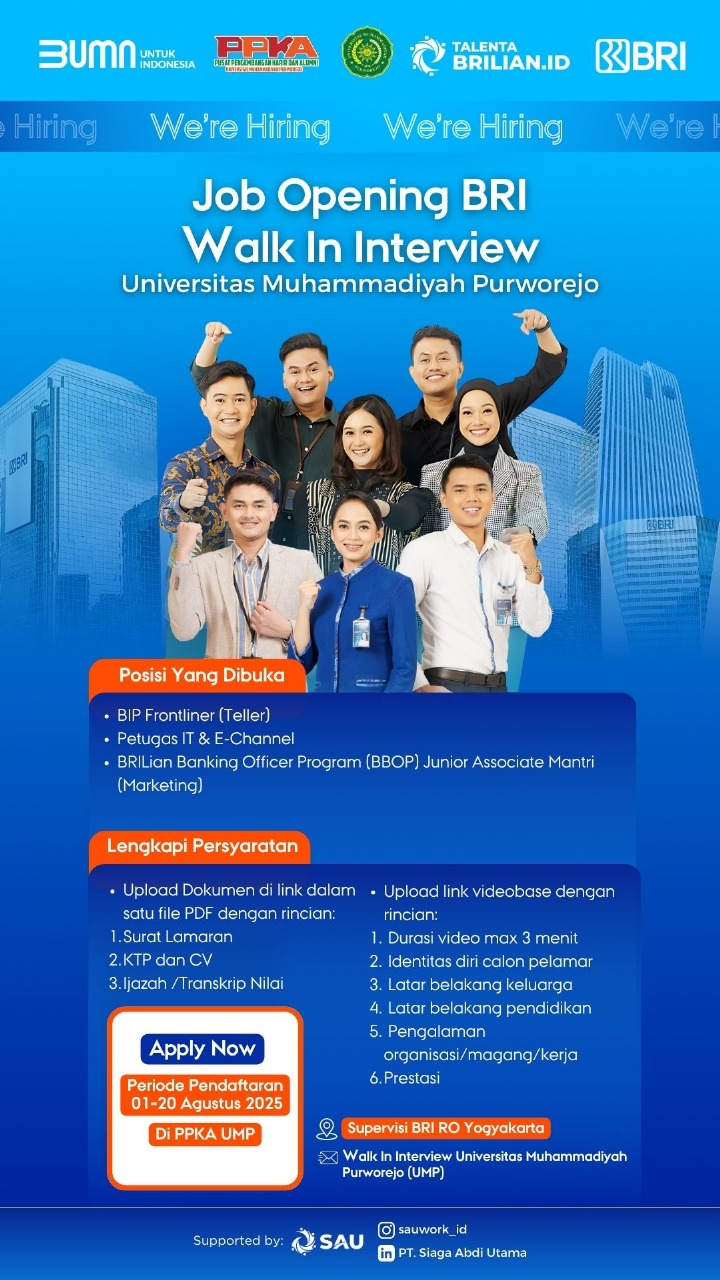 BRI Walk-in Interview